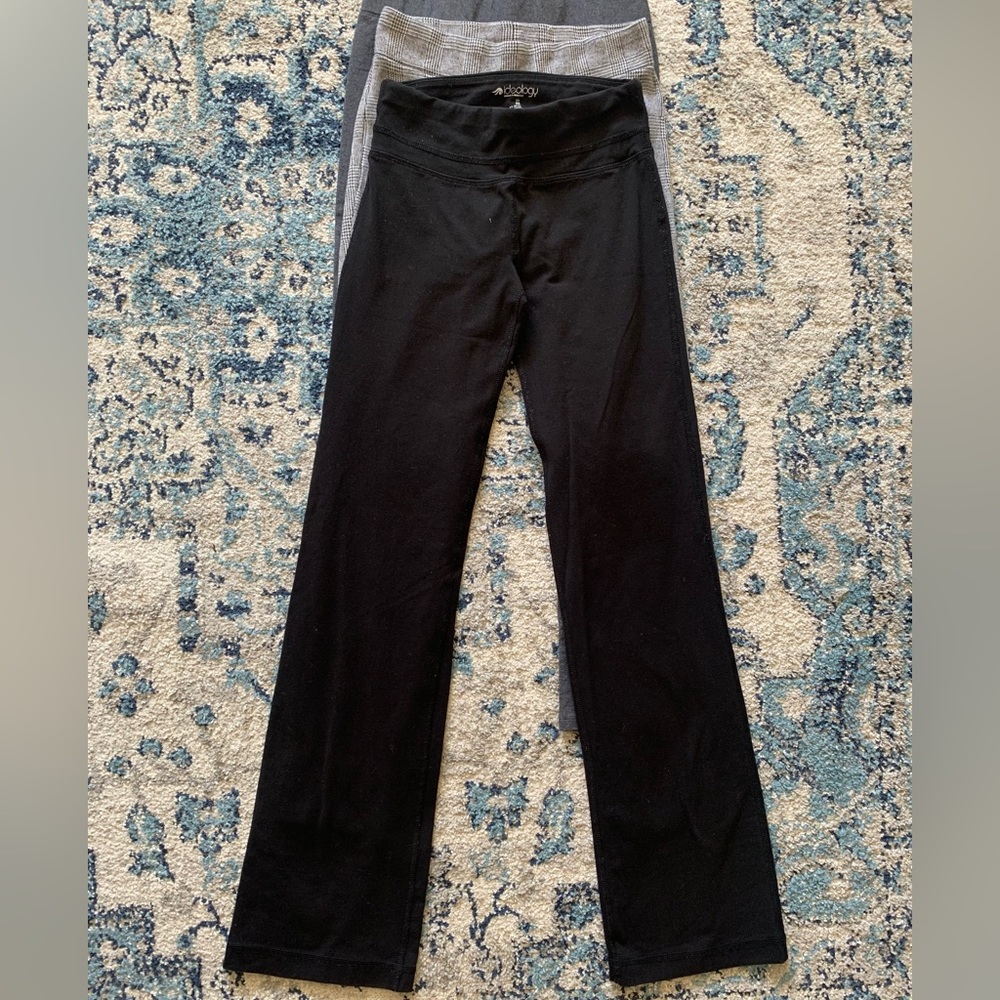 SET of 2 leggings + black flare pants